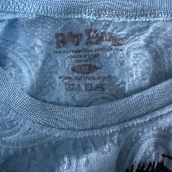 Rat Fink Light Blue Graphic Tee - Picture 3 of 4